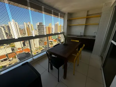 Apartamento com 3 Quartos para alugar, 123m² no Manaíra, João Pessoa