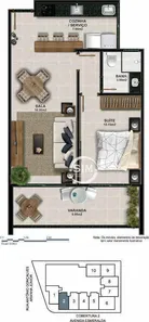 Cobertura com 1 Quarto à venda, 53m² no Centro, São Pedro da Aldeia