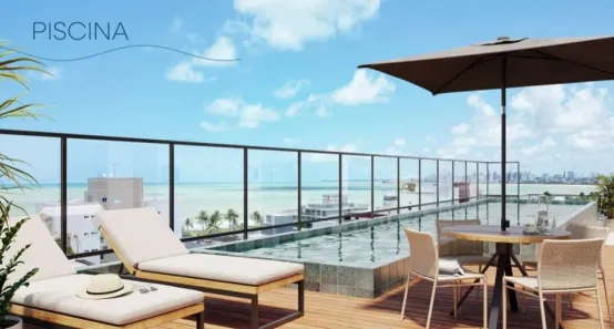 Loft com 1 Quarto à venda, 23m² no Bessa, João Pessoa