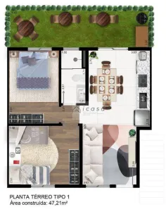 Casa de Condomínio com 2 Quartos à venda, 47m² no Mangueira, Paraty