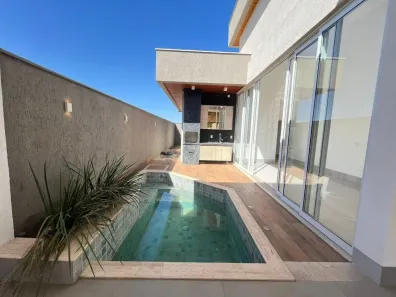 Casa de Condomínio com 3 Quartos à venda, 160m² no Jardins Bolonha, Senador Canedo
