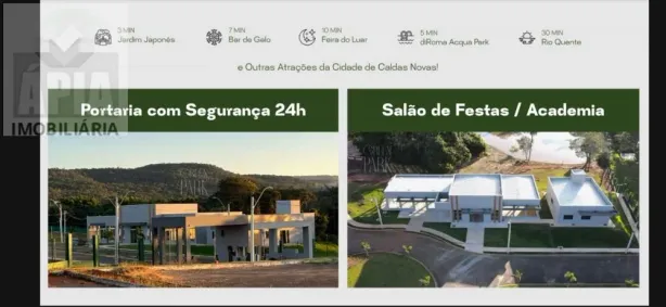 Terreno / Lote / Condomínio à venda, 270m² no Centro, Caldas Novas