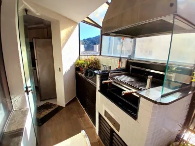 Cobertura com 4 Quartos para venda ou aluguel, 199m² no Pitangueiras, Guarujá