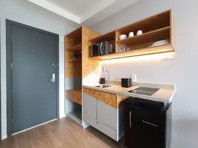 Apartamento com 1 Quarto para alugar, 23m² no Sé, São Paulo