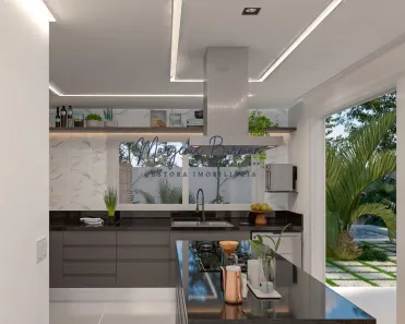 Casa de Condomínio com 4 Quartos à venda, 260m² no Alphaville (Abrantes), Camaçari