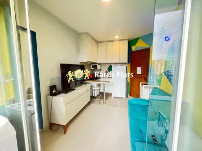Flat com 1 Quarto para alugar, 45m² no Paraíso do Morumbi, São Paulo