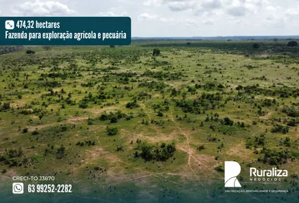 Fazenda / Sítio / Chácara à venda, 474m² no , Cristalândia