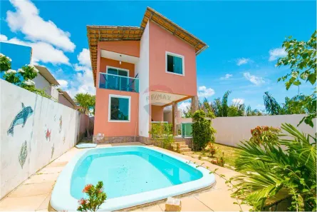 Casa de Condomínio com 4 Quartos para alugar, 152m² no Jauá (Abrantes), Camaçari