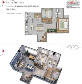 Apartamento com 3 Quartos à venda, 83m² no Palmares, Belo Horizonte