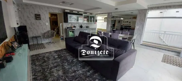 Casa de Condomínio com 5 Quartos para alugar, 400m² no Campestre, Santo André