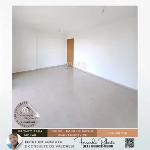 Apartamento com 3 Quartos à venda, 97m² no Paiva, Cabo de Santo Agostinho