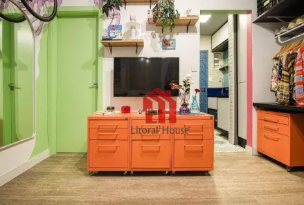 Kitnet com 1 Quarto à venda, 26m² no Boqueirão, Santos