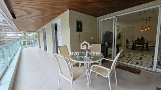 Apartamento com 4 Quartos para alugar, 138m² no Riviera, Bertioga