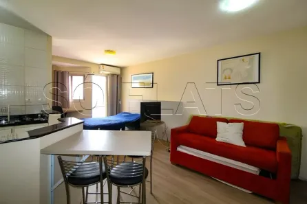 Flat com 1 Quarto para alugar, 40m² no Indianópolis, São Paulo