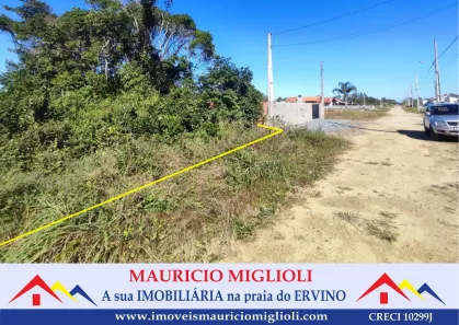 Terreno / Lote / Condomínio à venda, 375m² no Praia do Ervino, São Francisco do Sul