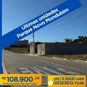 Terreno / Lote / Condomínio com 1 Quarto para venda ou aluguel, 198m² no Pajuçara Park, Maracanaú