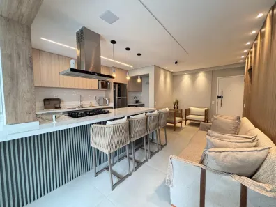 Apartamento com 2 Quartos para alugar, 99m² no Vila Alzira, Guarujá