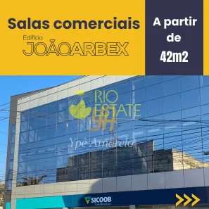Conjunto Comercial / Sala para alugar, 47m² no Aterrado, Volta Redonda