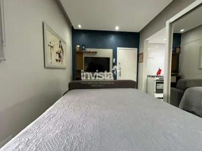 Kitnet com 1 Quarto à venda, 29m² no Pompéia, Santos