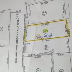 Terreno / Lote / Condomínio à venda, 391m² no Jardim Santa Isabel, Contenda