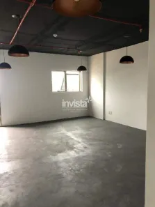 Conjunto Comercial / Sala para alugar, 45m² no Valongo, Santos