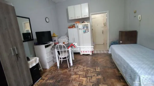 Kitnet com 1 Quarto à venda, 24m² no Gonzaga, Santos