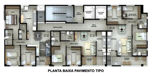 Apartamento com 3 Quartos à venda, 69m² no Madalena, Recife