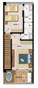 Casa de Condomínio com 2 Quartos à venda, 95m² no Itacimirim (Monte Gordo), Camaçari