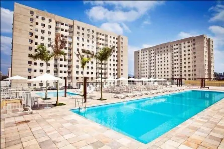 Apartamento com 3 Quartos para alugar, 58m² no Centro, Belford Roxo