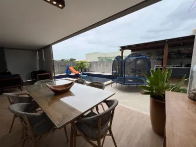 Casa de Condomínio com 4 Quartos para venda ou aluguel, 300m² no Alphaville (Abrantes), Camaçari