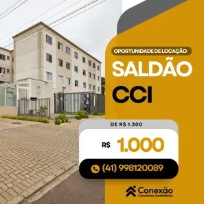 Apartamento com 2 Quartos para alugar, 39m² no Guaraituba, Colombo