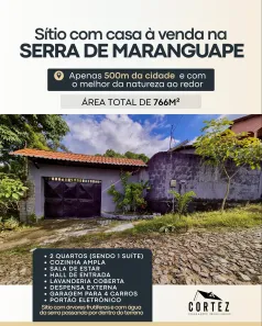 Fazenda / Sítio / Chácara com 2 Quartos à venda, 100m² no Gavião, Maranguape