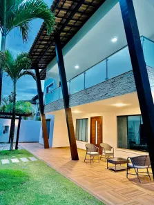 Casa de Condomínio com 5 Quartos para venda ou aluguel, 500m² no Busca Vida (Abrantes), Camaçari