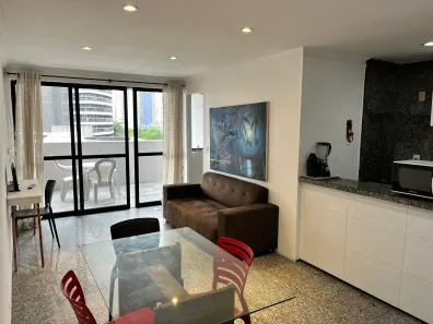 Flat com 2 Quartos para alugar, 67m² no Meireles, Fortaleza
