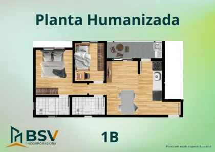 Apartamento com 2 Quartos à venda, 42m² no Vila Nova, Cubatão