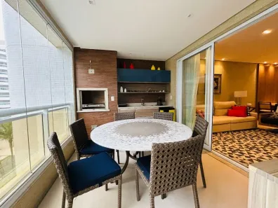 Apartamento com 4 Quartos para alugar, 139m² no Riviera, Bertioga