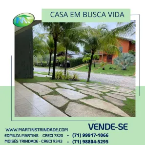 Casa de Condomínio com 4 Quartos para venda ou aluguel, 560m² no Busca Vida (Abrantes), Camaçari
