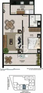 Cobertura com 1 Quarto à venda, 53m² no Centro, São Pedro da Aldeia