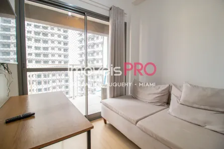 Apartamento com 1 Quarto para venda ou aluguel, 27m² no Santo Amaro, São Paulo
