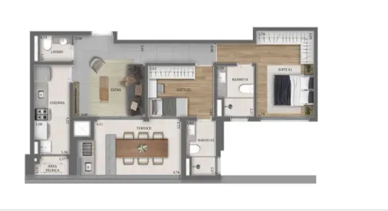 Apartamento com 2 Quartos à venda, 79m² no Água Branca, São Paulo