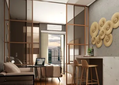 Flat com 1 Quarto à venda, 23m² no Monte Castelo, Volta Redonda