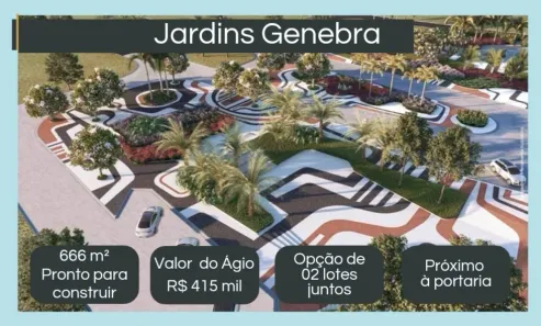 Terreno / Lote / Condomínio à venda, 666m² no Paranoá, Brasília