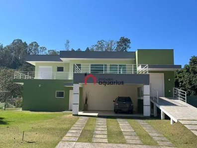 Casa de Condomínio com 3 Quartos para venda ou aluguel, 512m² no Residencial Recanto Santa Bárbara, Jambeiro