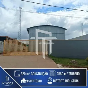 Galpão / Depósito / Armazém para venda ou aluguel, 320m² no Distrito Industrial, Poços de Caldas