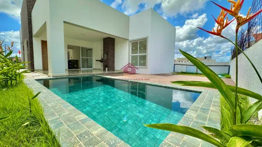 Casa de Condomínio com 3 Quartos à venda, 140m² no Condomínio Fazenda Real Residence, Pedras de Fogo