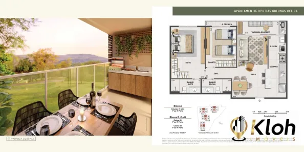 Apartamento com 2 Quartos à venda, 68m² no Retiro, Petrópolis