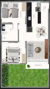 Apartamento com 1 Quarto à venda, 43m² no Jardim Oceania, João Pessoa