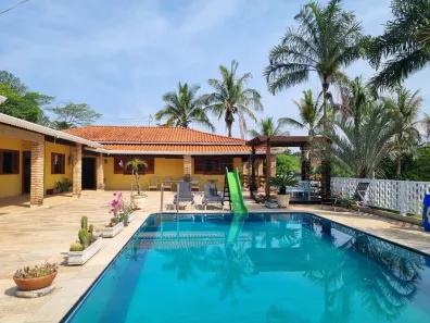 Fazenda / Sítio / Chácara com 6 Quartos à venda, 480m² no Colinas do Mosteiro de Itaici, Indaiatuba