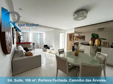 Apartamento com 3 Quartos à venda, 109m² no Caminho das Árvores, Salvador