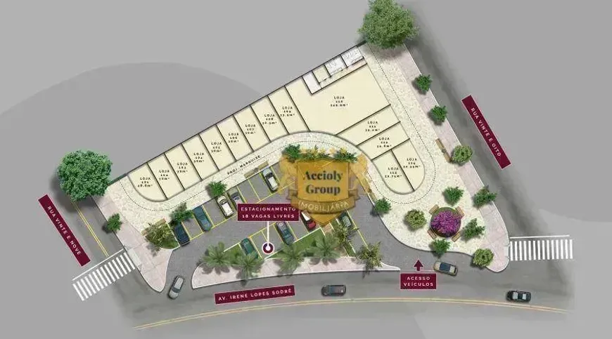 Foto do imóvel - Ponto comercial/Loja/Box para alugar com 33 m², 1 banheiro e 1 vaga na garagem em